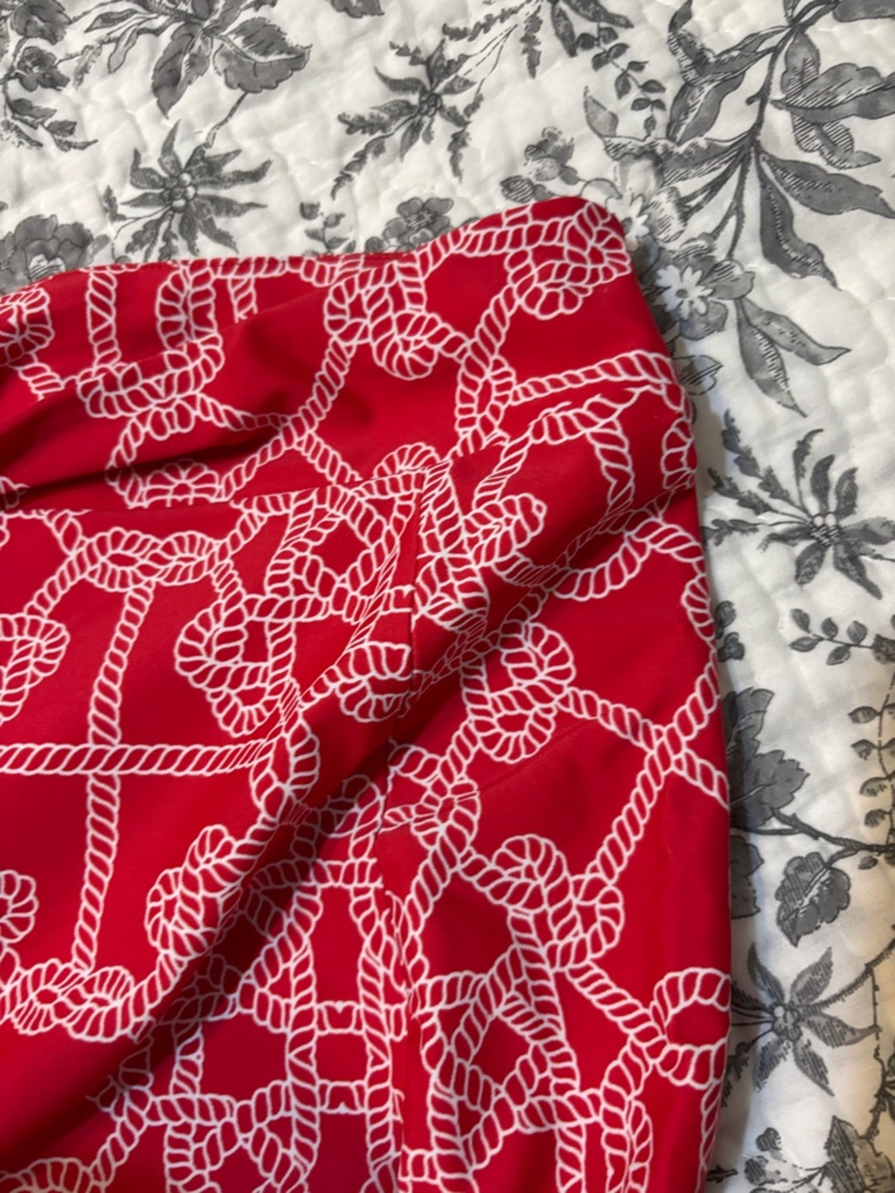 Jude Connally Red Rope-Print Mini Skort - Picture 6 of 7